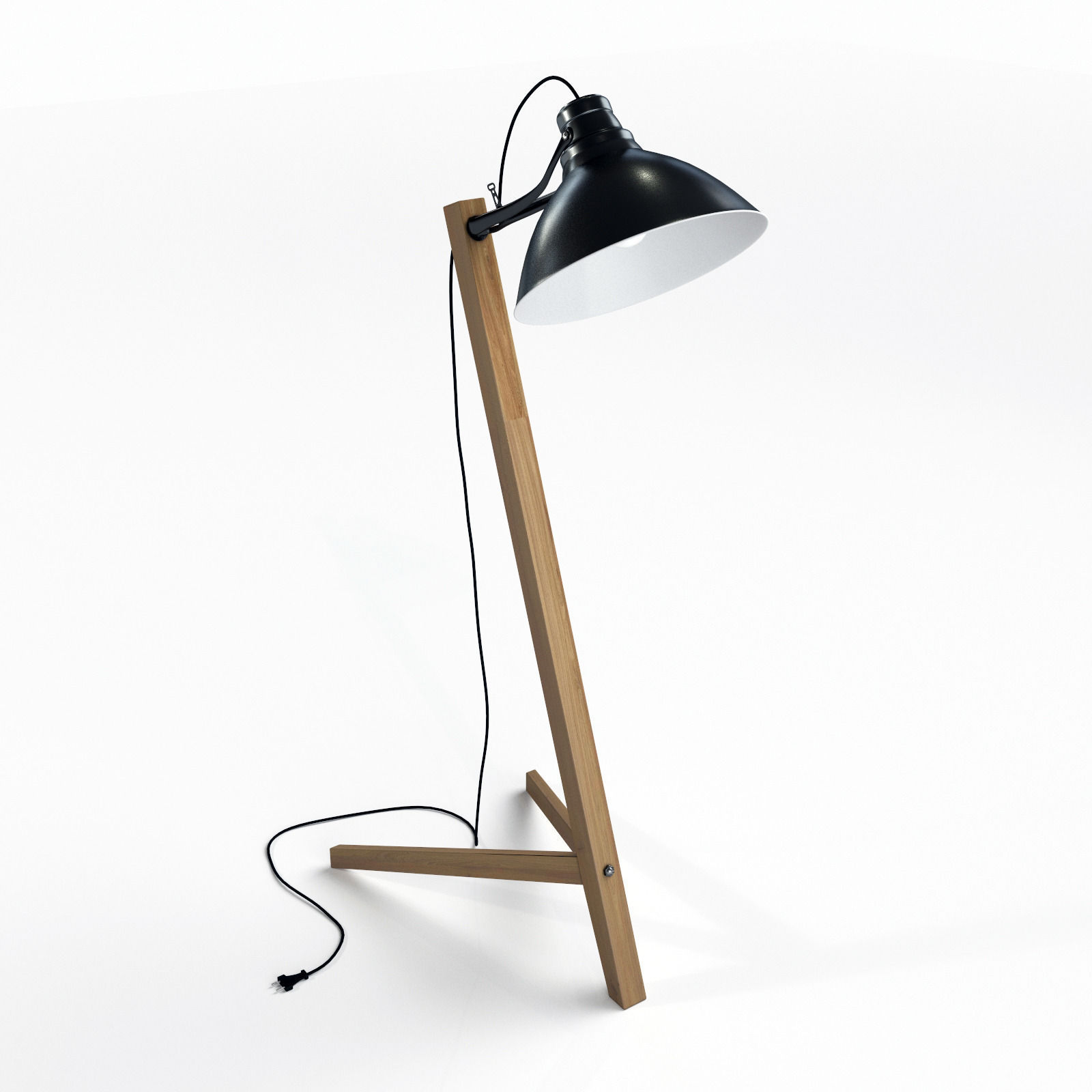 Scandinavian floor lamp Free 3D model_1