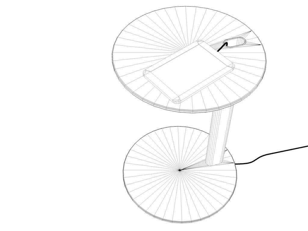 TENDER TABLE 3D model_3