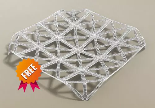 Trellis fruit holder Free 3D model