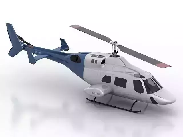 Helicopter 3D Model