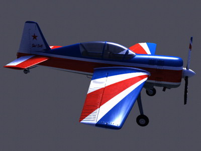 Yak 54 3D model_11