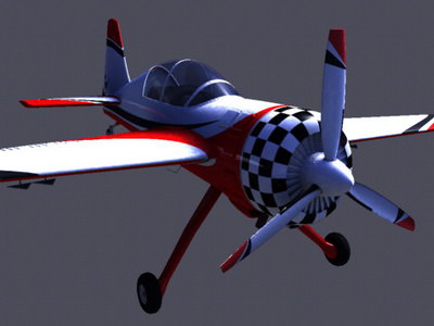 Yak 54 3D model_8