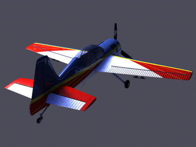 Yak 54 3D model_2