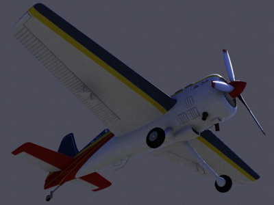 Yak 54 3D model_4
