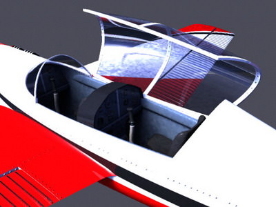 Yak 54 3D model_24