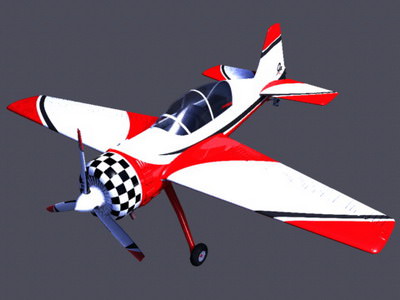 Yak 54 3D model_16