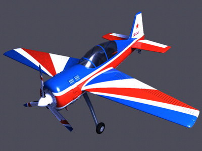 Yak 54 3D model_14