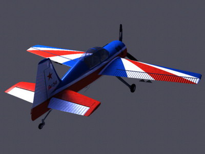 Yak 54 3D model_3