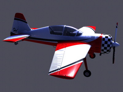 Yak 54 3D model_7
