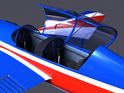 Yak 54 3D model_15