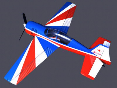 Yak 54 3D model_17