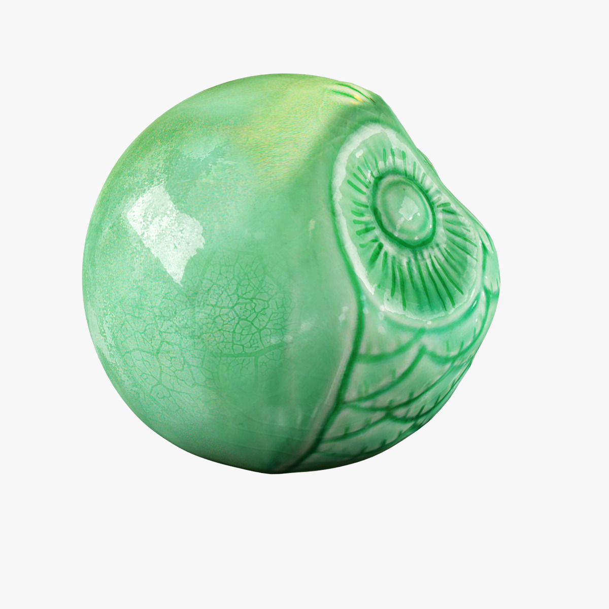 owl ceramics 3D model_4