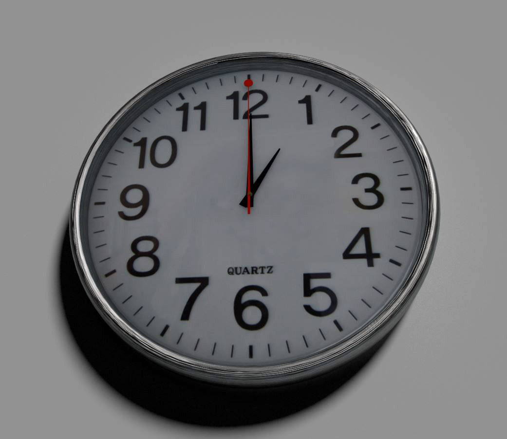 Clock BGE Cycles or with Constraints for Animations Free low-poly 3D model_8