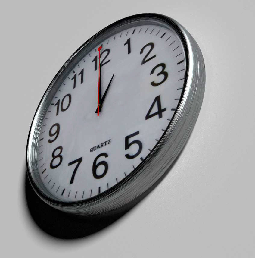 Clock BGE Cycles or with Constraints for Animations Free low-poly 3D model_10