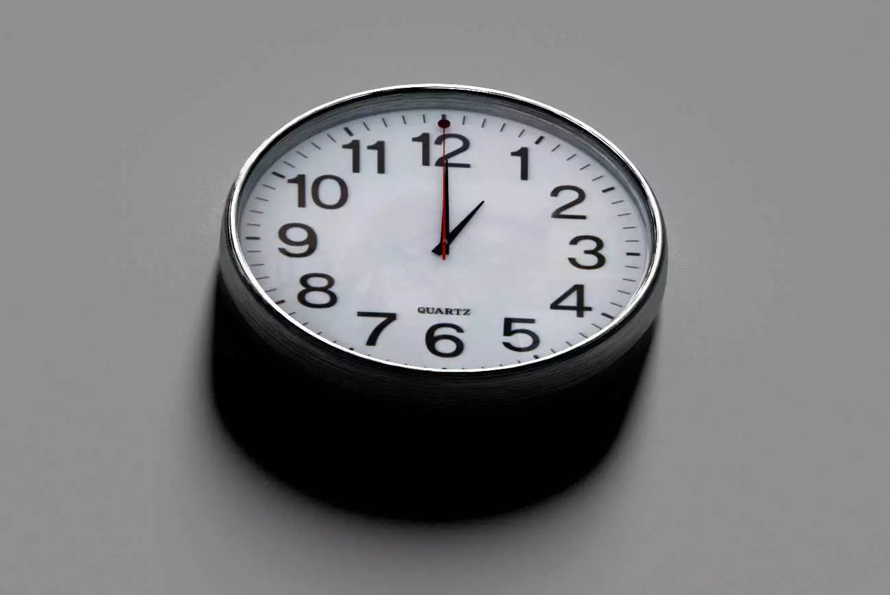 Clock BGE Cycles or with Constraints for Animations Free low-poly 3D model_0