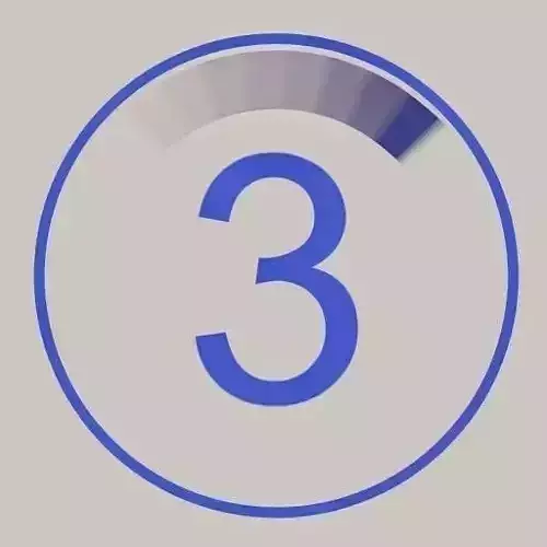 Video countdown 5 4 3 2 1  Free low-poly 3D model