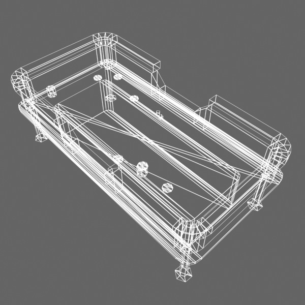 Craps Table Low Poly Low-poly 3D model_6