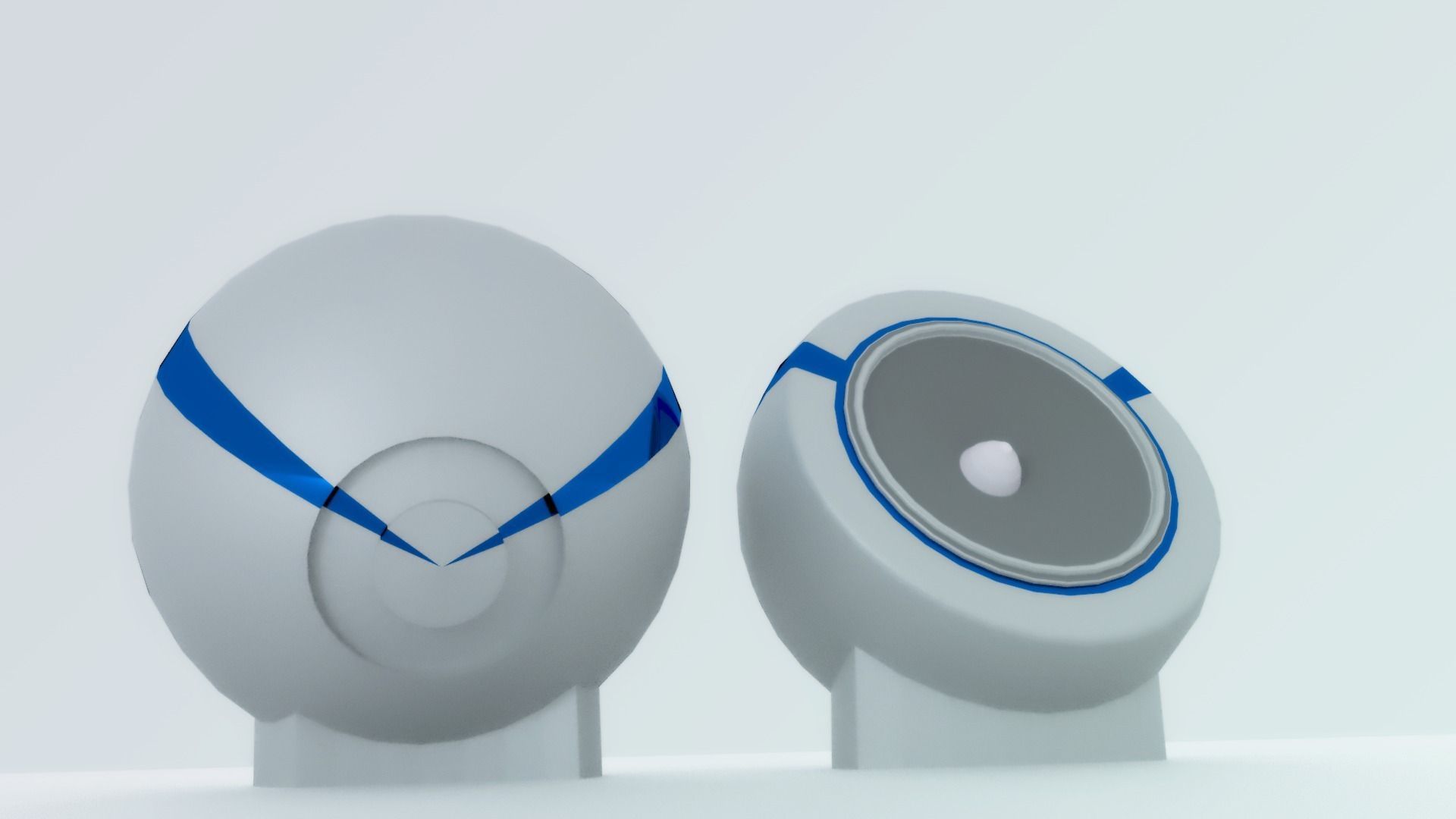 Modern Speakers Free low-poly 3D model