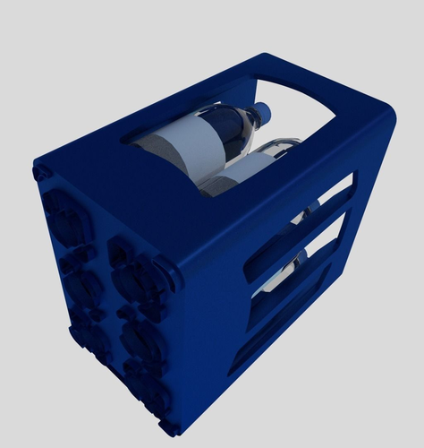 glass blender in to how bottle a model .obj .blend Model Bottle .fbx .mtl 3D Crates  CGTrader.com .dae .3ds