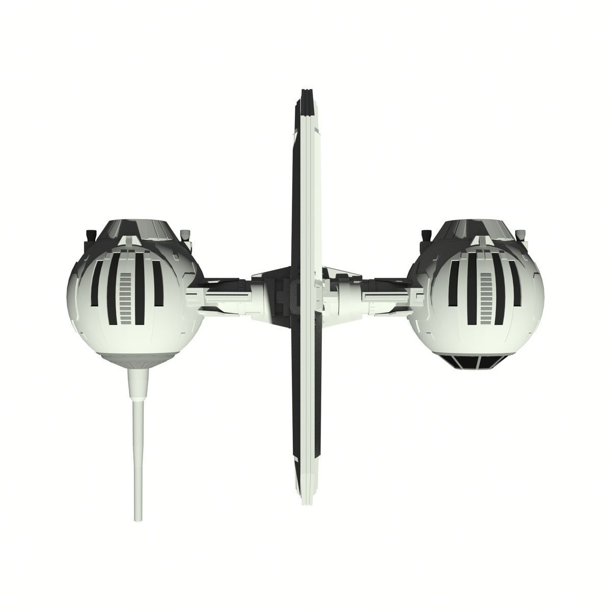 TIE Experimental M1 3D model_6