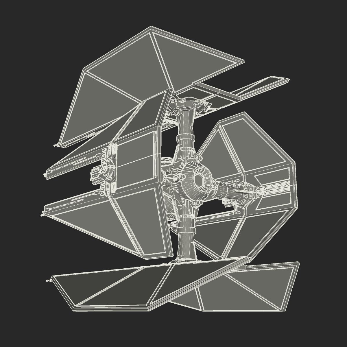 TIE Enforcer 3D model_11