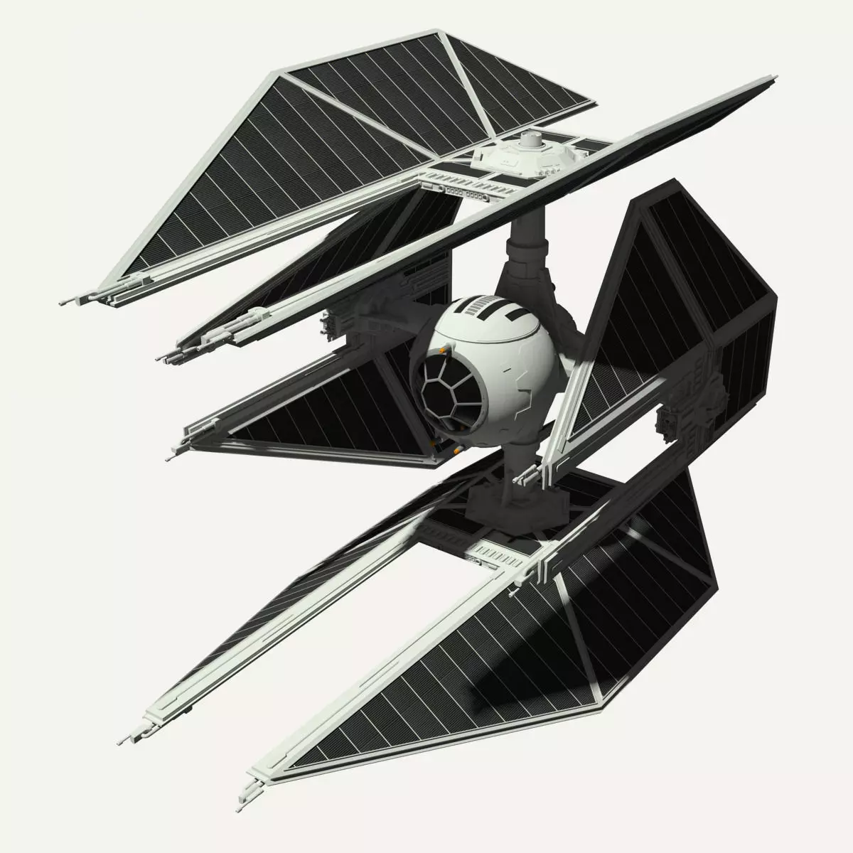 TIE Enforcer 3D model_0