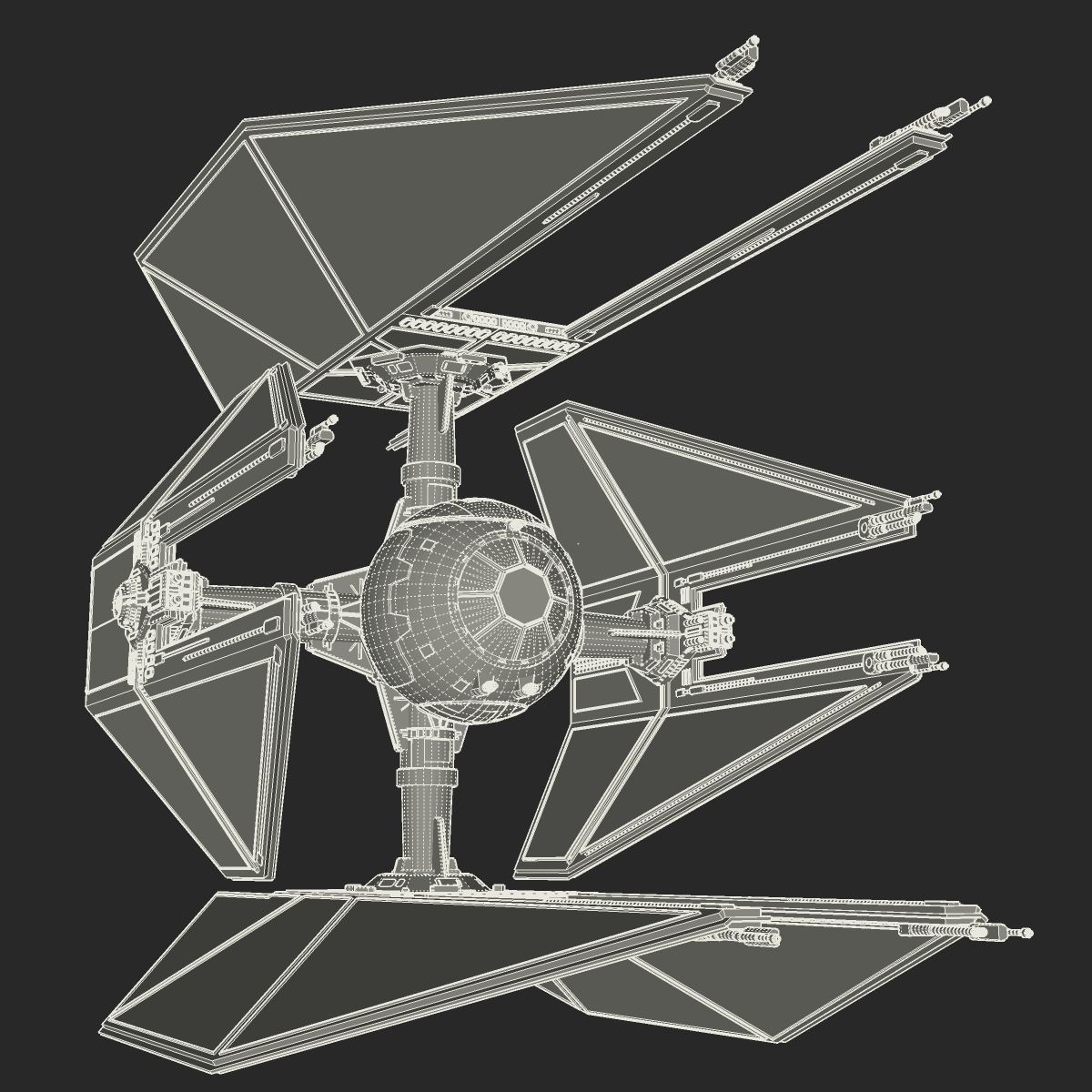 TIE Enforcer 3D model_12