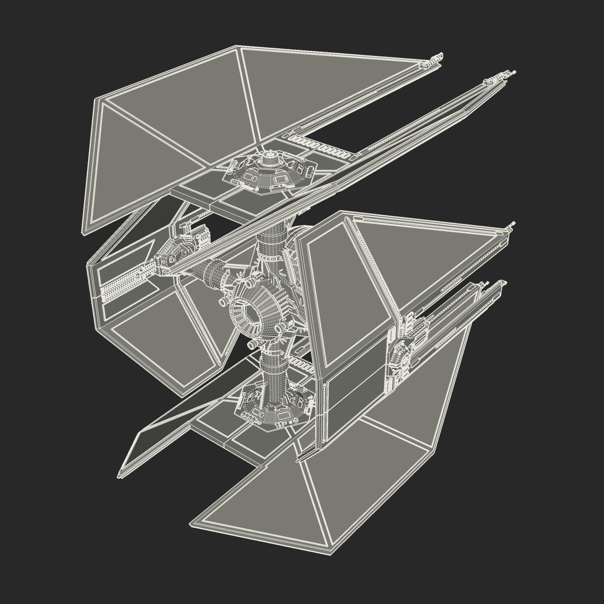 TIE Enforcer 3D model_13