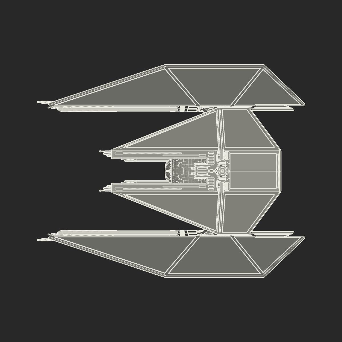 TIE Enforcer 3D model_14