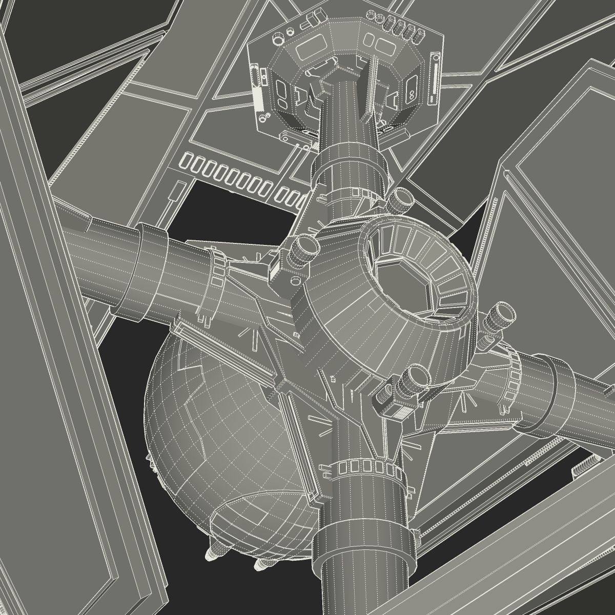 TIE Enforcer 3D model_16