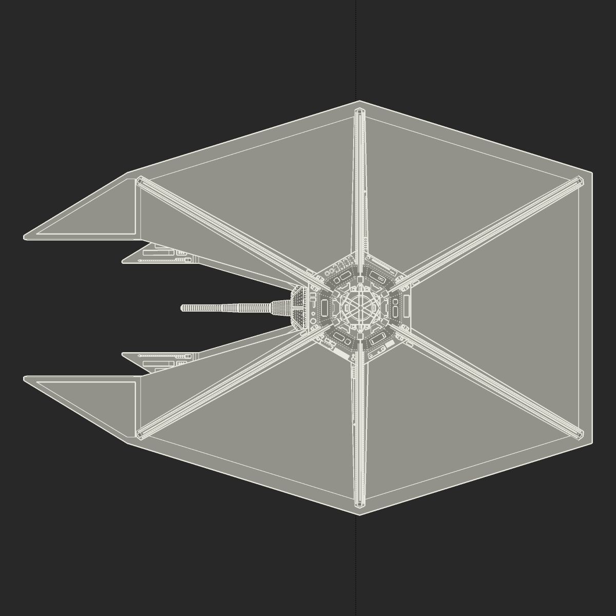 TIE Rapier 3D model_16