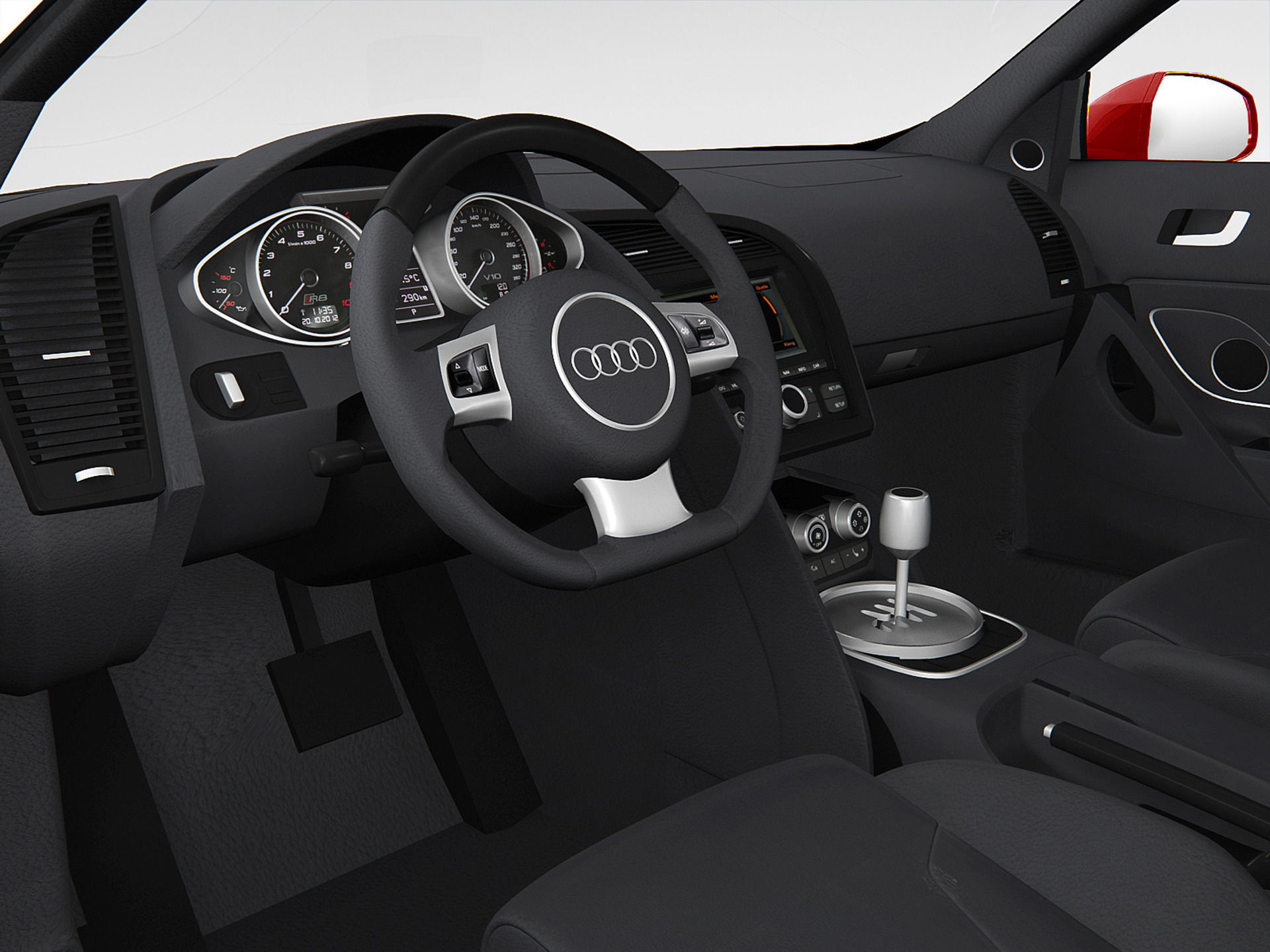 Audi R8 V10 Coupe 2013 3D model_6