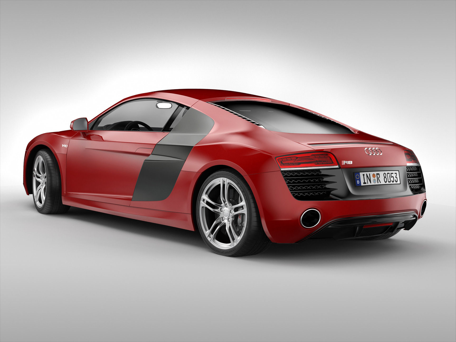 Audi R8 V10 Coupe 2013 3D model_1