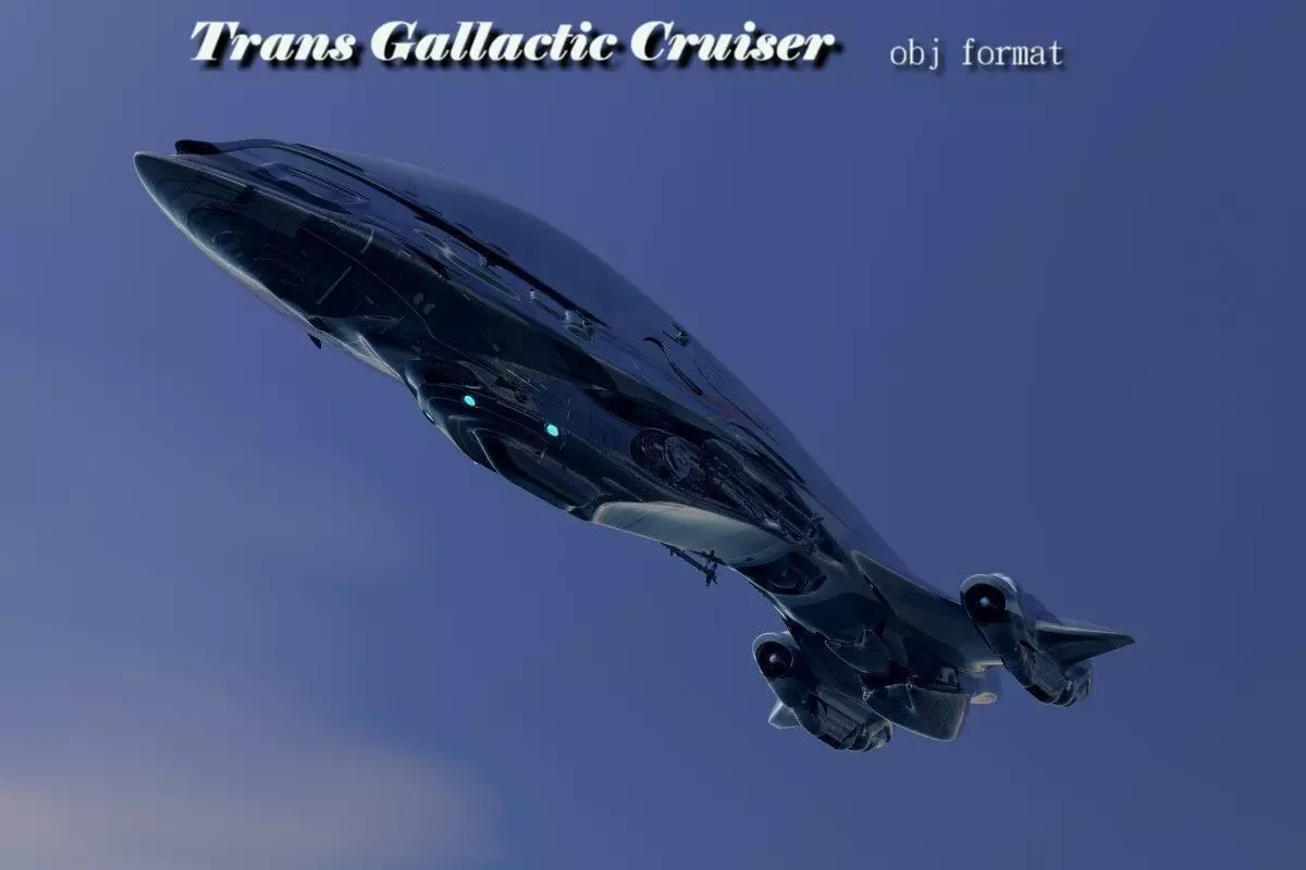 TRANS GALLACTIC CRUISER 3D model_0