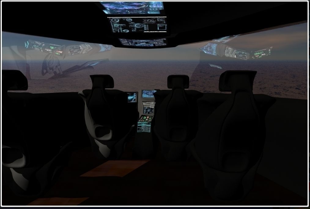 TRANS GALLACTIC CRUISER 3D model_6