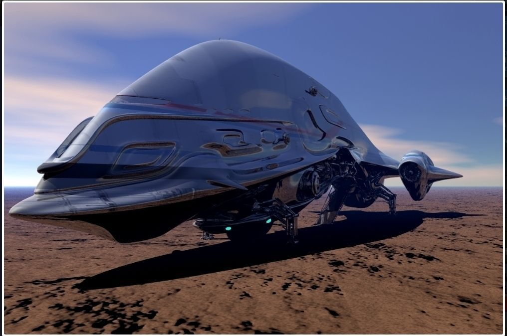 TRANS GALLACTIC CRUISER 3D model_9