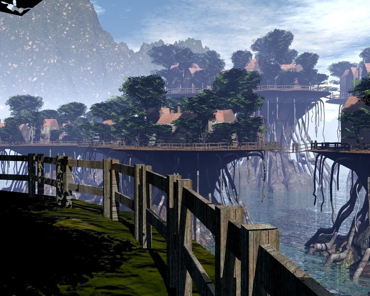 TREE VILLAGE 3D model_3