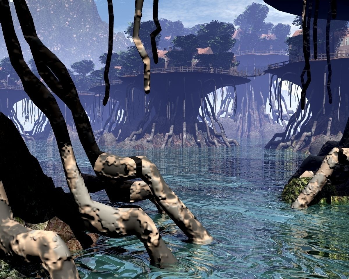 TREE VILLAGE 3D model_2