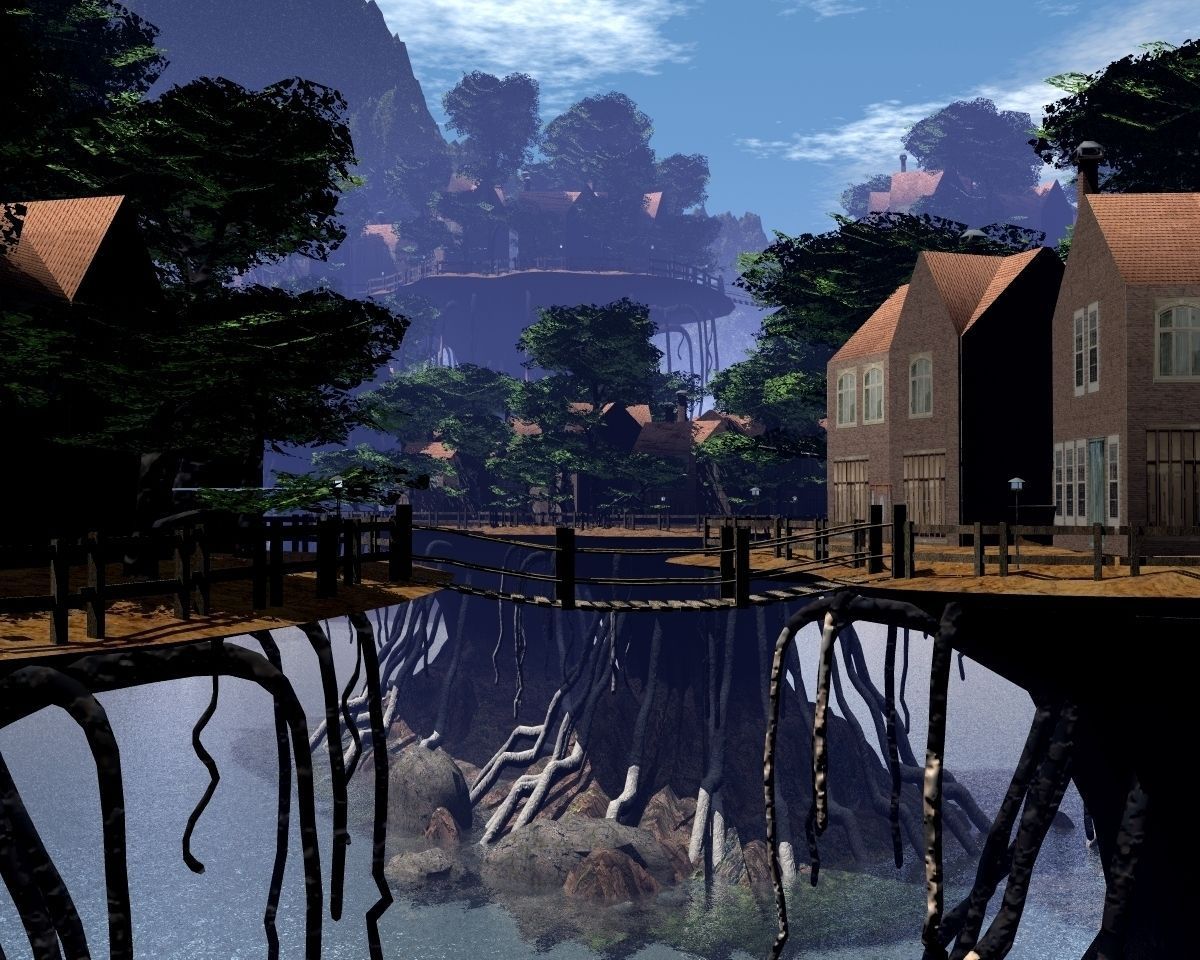 TREE VILLAGE 3D model_6