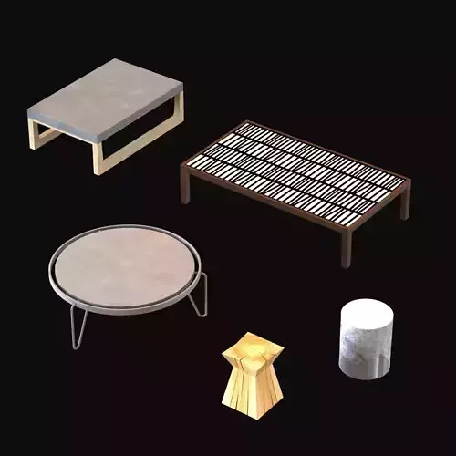 Tables collection 2 coffee table