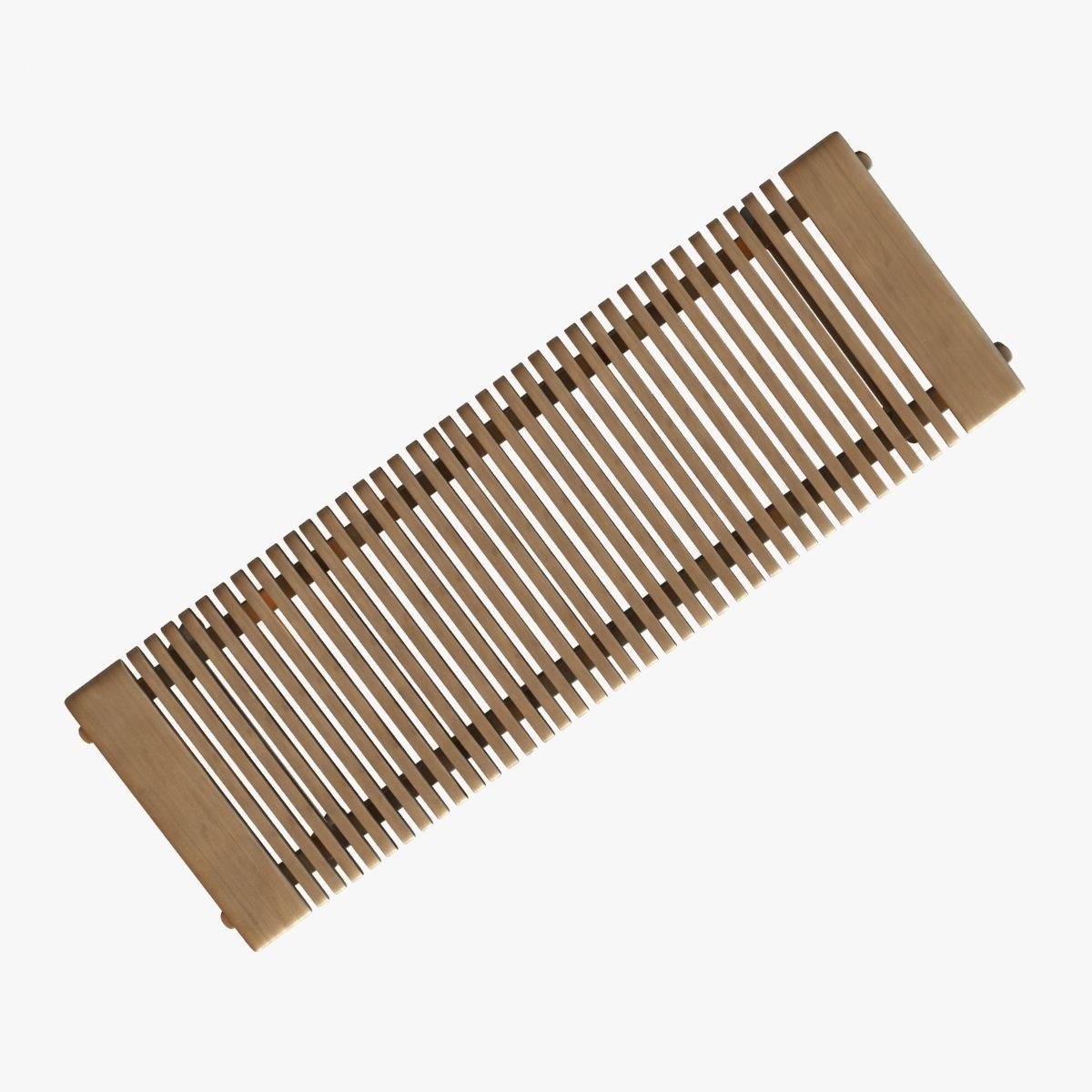 kayak bench by hans wegner 3D model_4