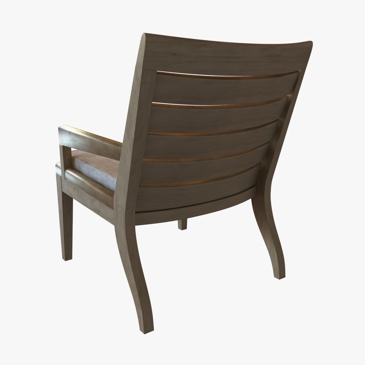 holly hunt  Barts ile de re lounge chair 3D model_2