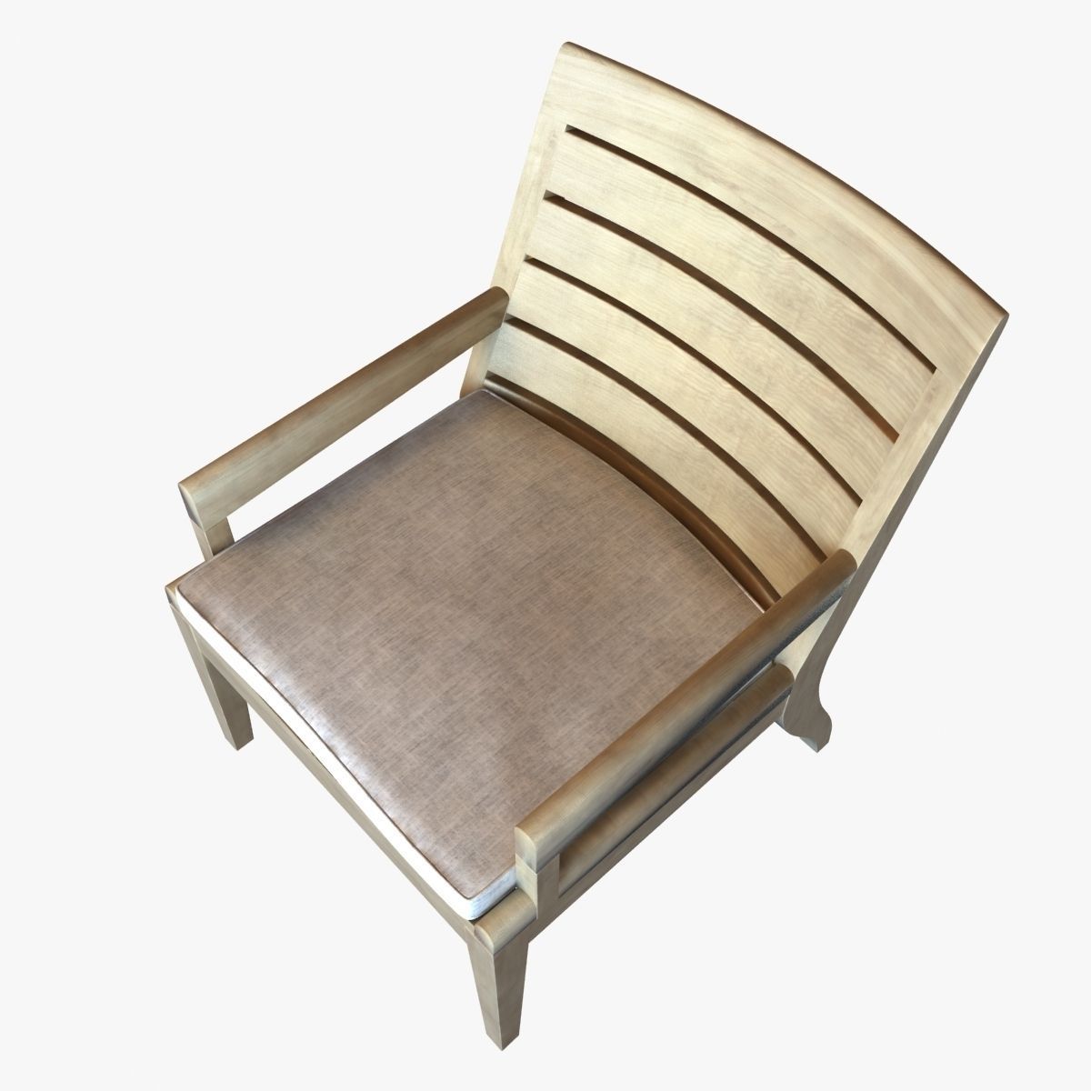 holly hunt  Barts ile de re lounge chair 3D model_3