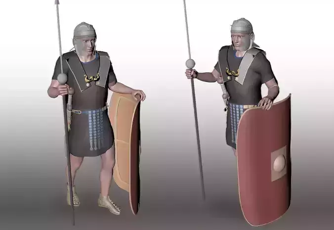 Roman Legionaire Soldier Free 3D model