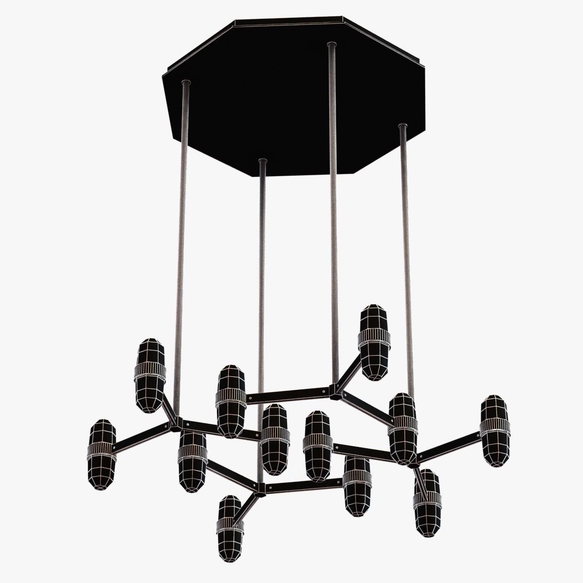 San Pietro Pendant Light by Jiun Ho 3D model_7