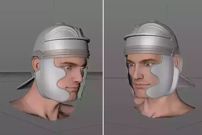 Legion Soldier Head 3D model