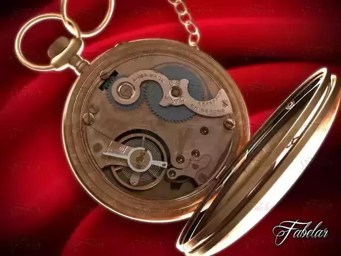 Watch mechanism 3D model