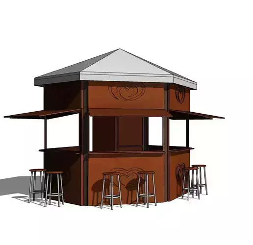 Algida stand kiosk gazebo