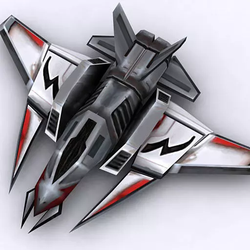 3DRT - Sci-Fi Fighter 13 Low-poly 3D model