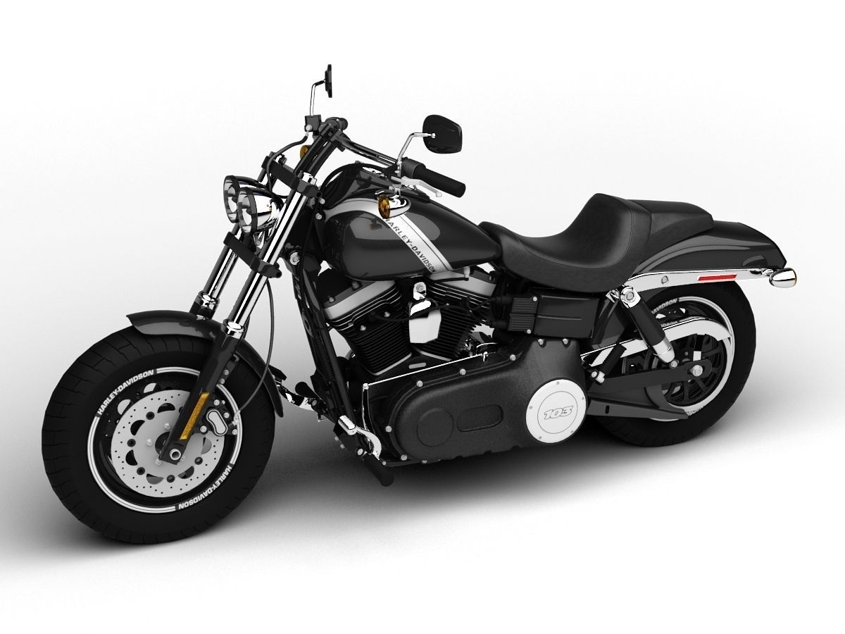 Harley-Davidson FXDF Dyna Fat Bob 2015 3D model_9
